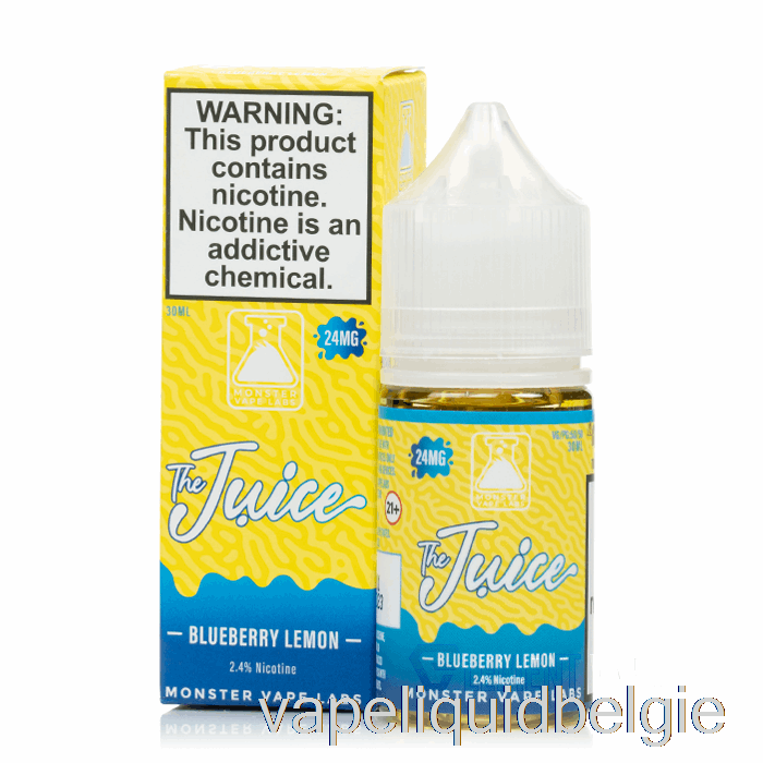 Vape Smaken Bosbessencitroen - De Sapzouten - 30ml 48mg